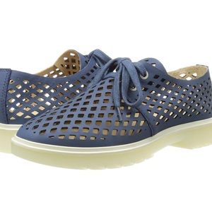 Calvin Klein Jeans Perforated Leather Oxfords